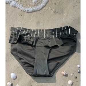 Jack Skellington Skirted Bikini Bottoms Nightmare Before Christmas Swim Size M